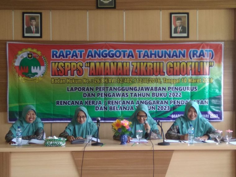 Dokumentasi KSPPS Amanah Zikrul Ghofilin Sukses Gelar Rapat Tahunan, Tata Kelola Transparan Terjaga