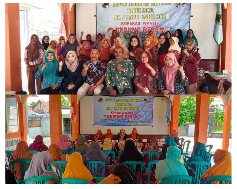 "Koperasi Wanita Kedung Rejeki Desa Kedungrejo Kec. Pilangkenceng Kab Madiun Gelar Rapat Anggota Tahunan dan Rencana Kerja Tahun 2024: Dorong Pertumbuhan Usaha dan Kesejahteraan Anggota"